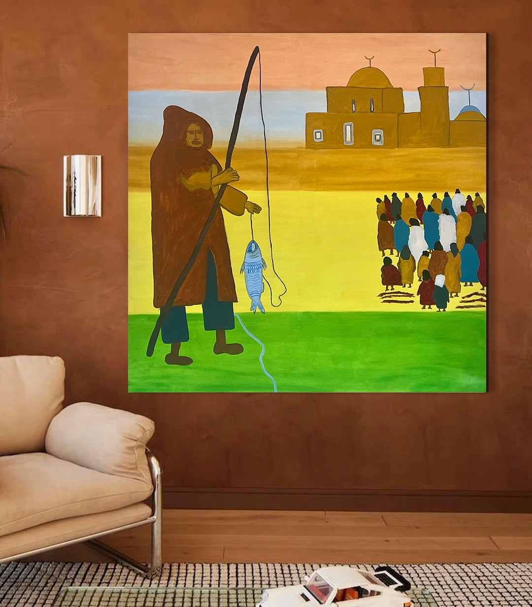 The First Sign - signé par l'artiste Mohamed Acharki